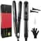 Steam Hair Straightener Professional Ceramic Vapor Flat Iron With Argan Oil Treatment For Smooth An 7