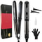 Steam Hair Straightener Professional Ceramic Vapor Flat Iron With Argan Oil Treatment For Smooth An 7