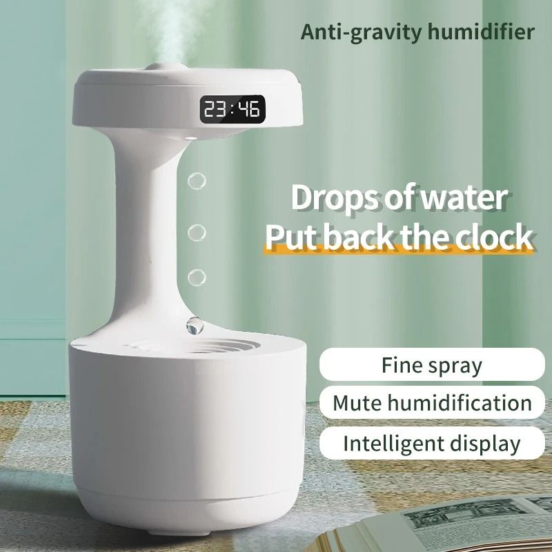 Anti Gravity Humidifier Large Capacity Quiet Desktop Air Purifier For Bedroom And Home 0
