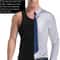 Men Slimming Compression Shirt Body Shaper Tummy Control Waist Cincher Undershirt 2