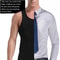 Men Slimming Compression Shirt Body Shaper Tummy Control Waist Cincher Undershirt 2