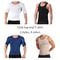 Men Slimming Compression Shirt Body Shaper Tummy Control Waist Cincher Undershirt 3