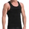Men Slimming Compression Shirt Body Shaper Tummy Control Waist Cincher Undershirt 6