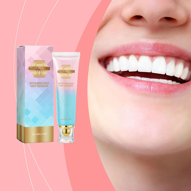 Niacinamide Whitening Toothpaste For Dental Stain Removal And Fresh Breath 2