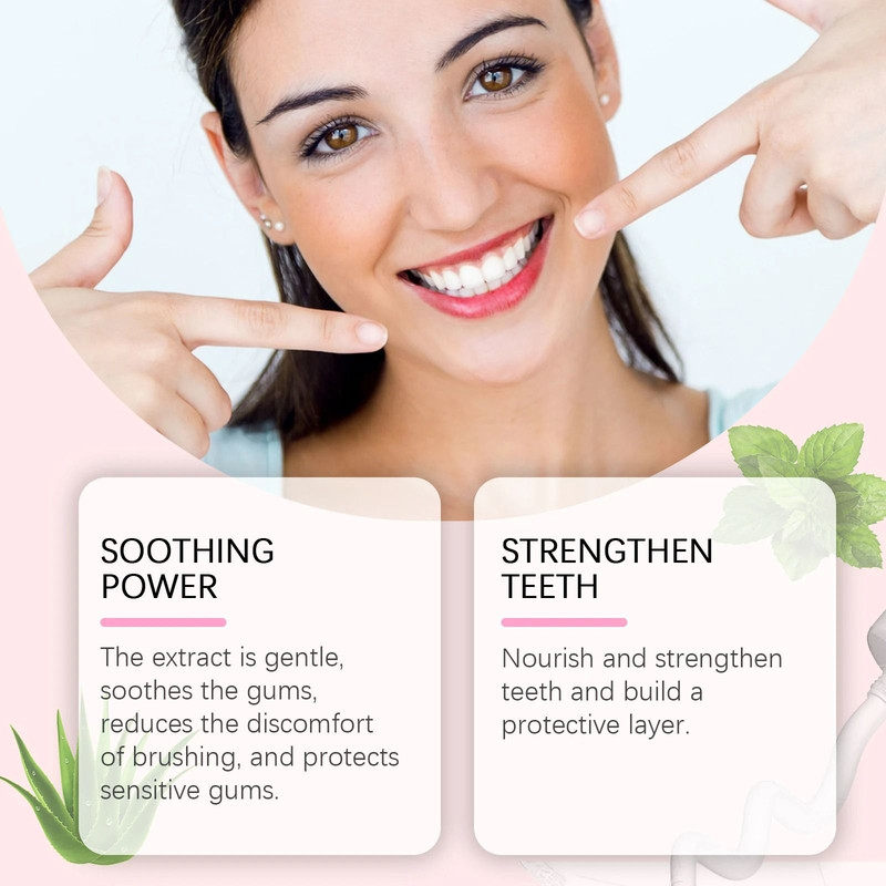 Niacinamide Whitening Toothpaste For Dental Stain Removal And Fresh Breath 3