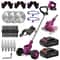 Cordless Grass Trimmer And Weed Wacker With 2 Li Ion Batteries And 3 Blade Types 11