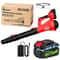 Cordless Grass Trimmer And Weed Wacker With 2 Li Ion Batteries And 3 Blade Types 18