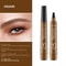 4D Microblading Eyebrow Pen With 4 Fork Tip Long Lasting Liquid Brow Pencil 18