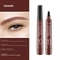 4D Microblading Eyebrow Pen With 4 Fork Tip Long Lasting Liquid Brow Pencil 24