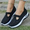 Women Casual Lightweight Flat Sneakers Comfortable Everyday SlipOn Shoes 9