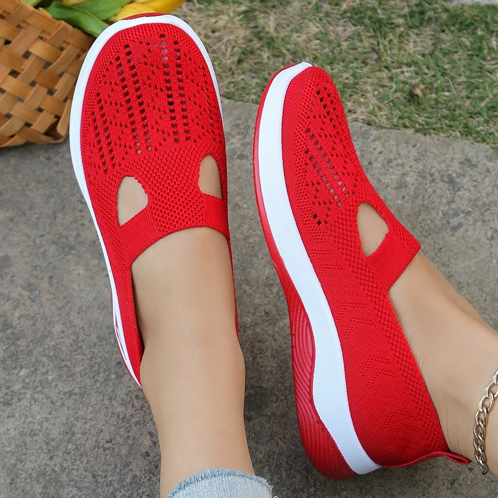 Women Casual Lightweight Flat Sneakers Comfortable Everyday SlipOn Shoes 3