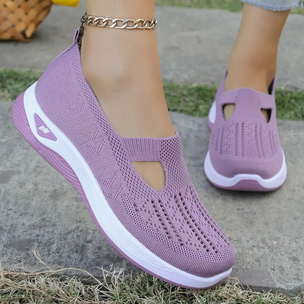 Women Casual Lightweight Flat Sneakers Comfortable Everyday SlipOn Shoes 15