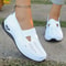 Women Casual Lightweight Flat Sneakers Comfortable Everyday SlipOn Shoes 17