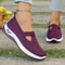 Women Casual Lightweight Flat Sneakers Comfortable Everyday SlipOn Shoes 19