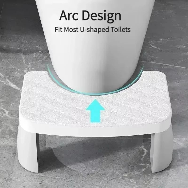 AntiSlip Bathroom Toilet Stool Plastic Squat Stool Footrest For Adults Elderly Kids And Pregnant Wo 3