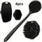 4Piece Soft Silicone Bath Brush Set With NonSlip Handle For Easy Cleaning And Gentle Exfoliation 9
