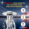 PopUp Bathroom Sink Drain Strainer With Removable Stainless Steel Hair Catcher And Drain Stopper 4