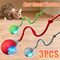 Smart Interactive Rolling Ball Toy For Cats Rechargeable Faux Tail Electric Mouse Imitation Pet Tra 0