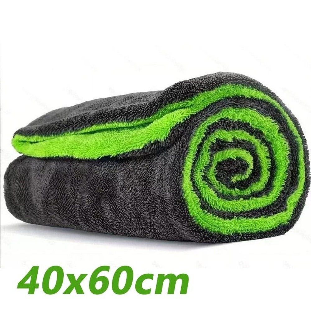 Heavy Duty Car Drying Towel 1400GSM Super Absorbent DoubleSided Microfiber Cleaning Cloth ScratchFr 7