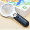 Professional Handheld Magnifying Glass With LED Light 3X And 45X Dual Lens Magnifier For Reading Je
