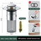 Stainless Steel PopUp Sink Stopper With Hair Catcher And AntiOdor Bounce Core For Bathroom And Show 12