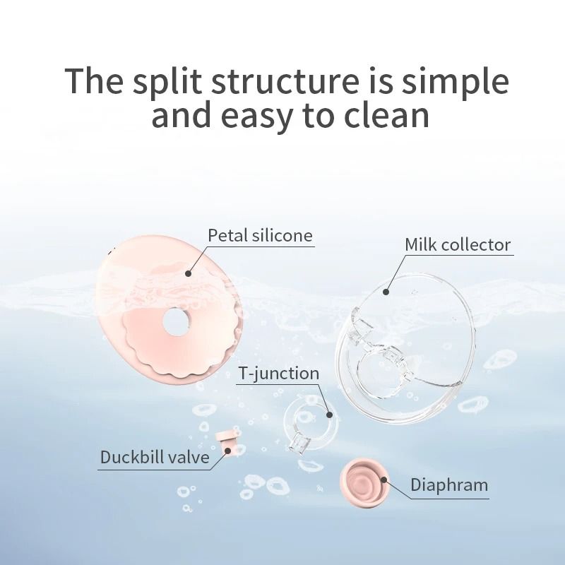 Electric HandsFree Wearable Breast Pump With Heating And UV Sterilization Lid Option BPAFree Wirel 5