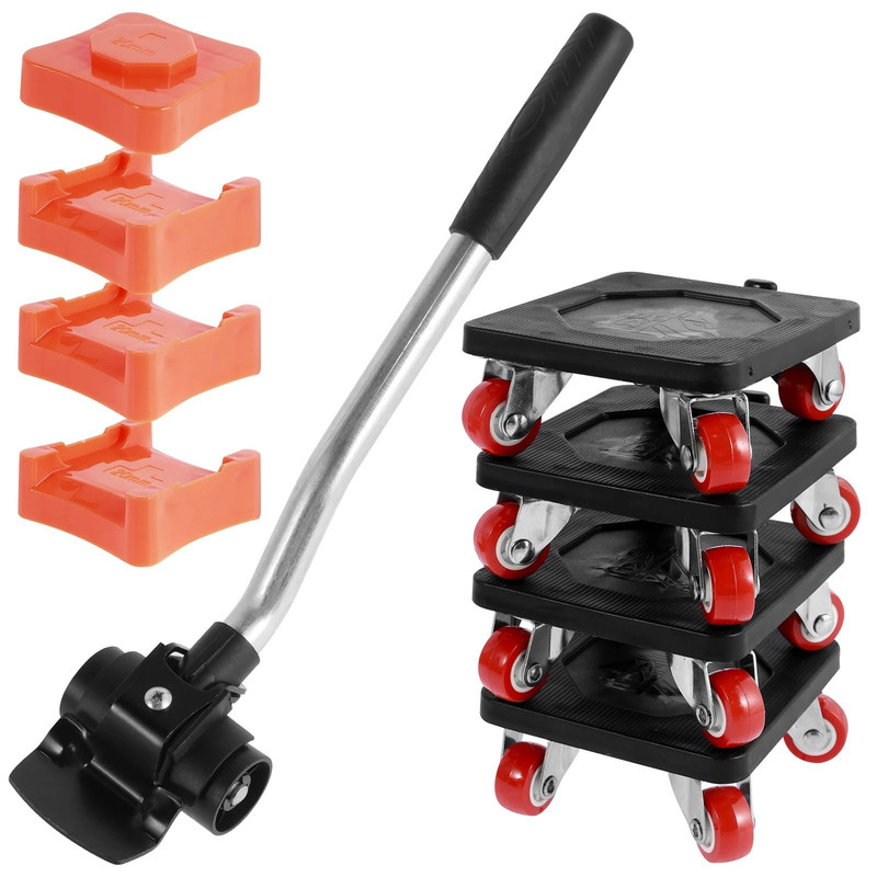 Heavy Duty Furniture Lifter And Roller Kit LaborSaving Appliance Lift Slider Tool For Moving Large  1