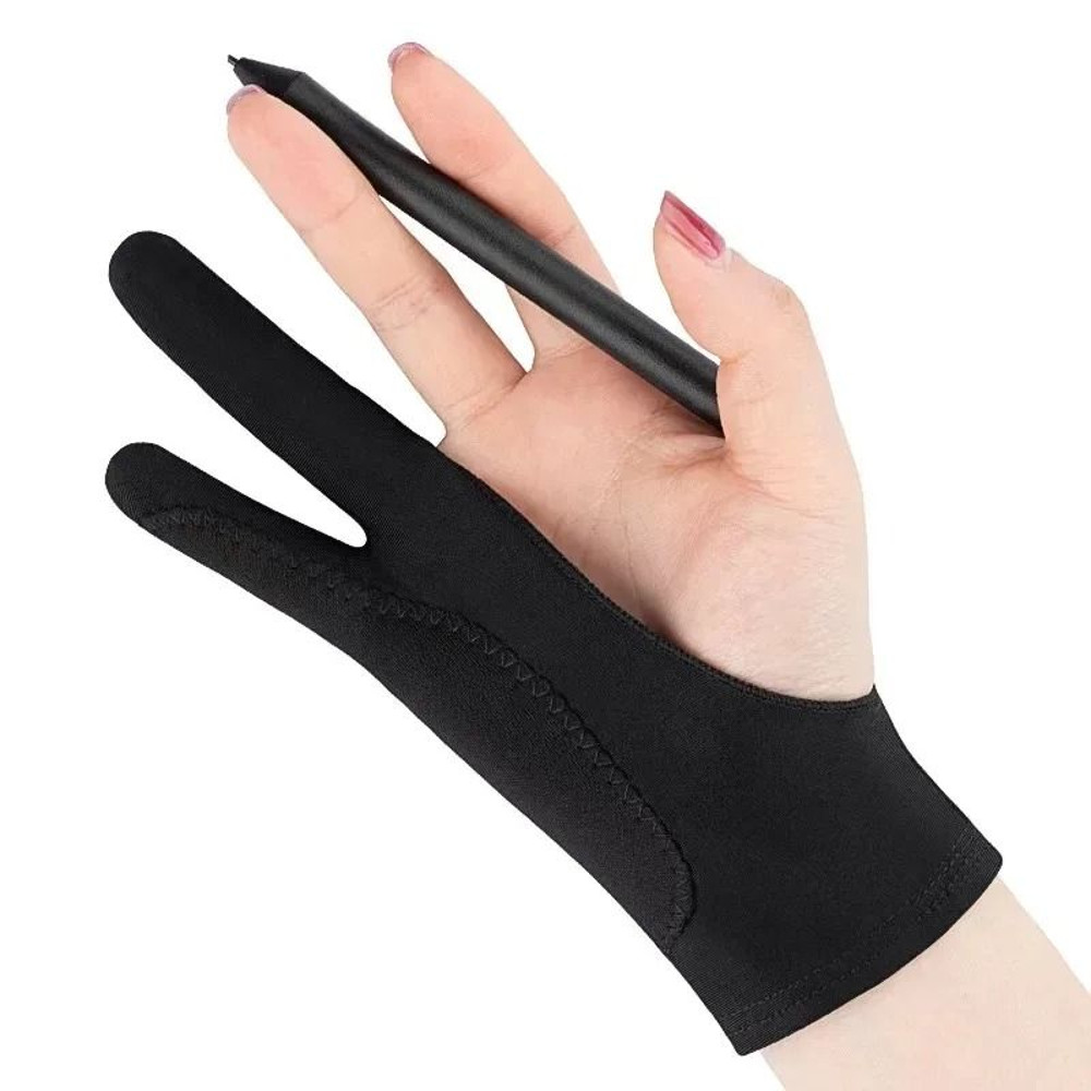 Anti Touch Two Finger Drawing Glove For Tablets And IPads 5