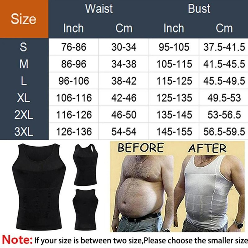 Mens Slimming Compression Vest For Tummy And Waist Control 5