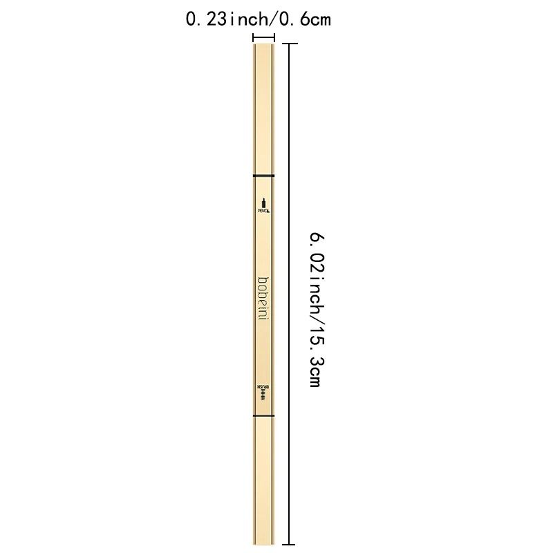 Dual Ended Waterproof Eyebrow Pencil With Brush For Long Lasting Definition 5