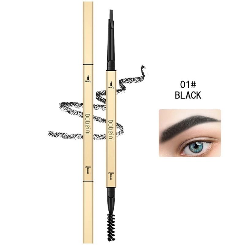 Dual Ended Waterproof Eyebrow Pencil With Brush For Long Lasting Definition 11