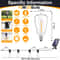 Solar Globe LED String Lights With Remote Control And USB Recharge 9