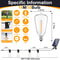 Solar Globe LED String Lights With Remote Control And USB Recharge 10