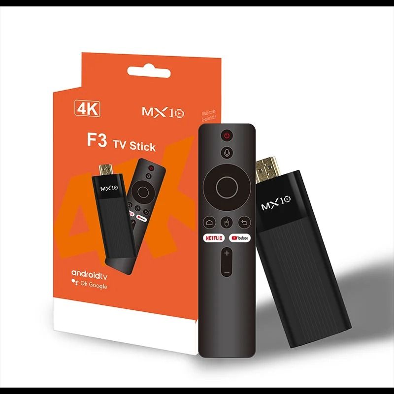 4K Android TV Stick With Dual Band WiFi And Voice Air Mouse Control 0