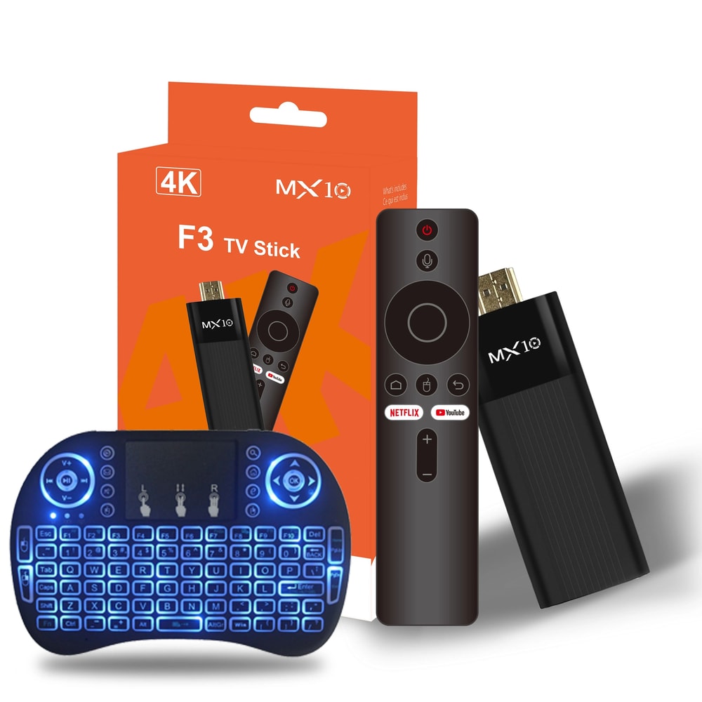 4K Android TV Stick With Dual Band WiFi And Voice Air Mouse Control 7
