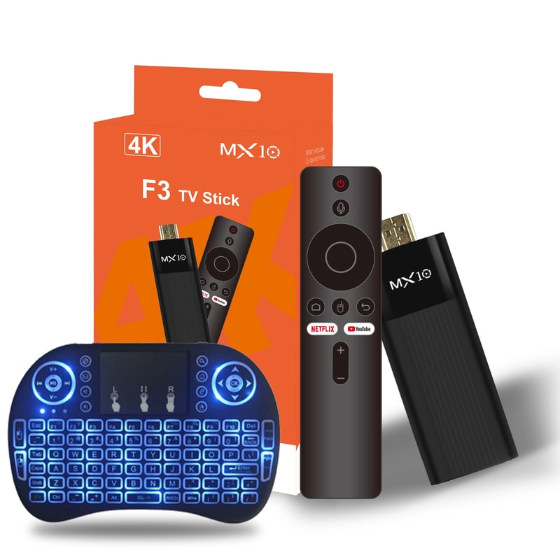 4K Android TV Stick With Dual Band WiFi And Voice Air Mouse Control 7