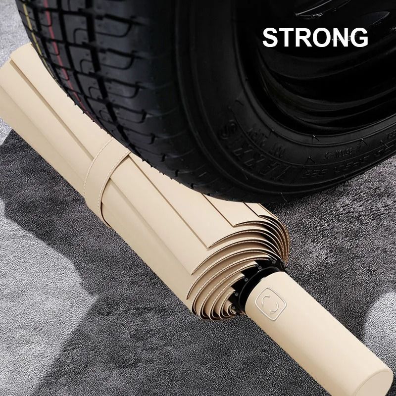 Automatic Umbrella With 24Bone Windproof Frame And UV Protection 4