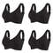 4Piece Seamless Wireless Push Up Bra Set For Women With Full Comfort Support 12