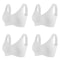 4Piece Seamless Wireless Push Up Bra Set For Women With Full Comfort Support 7