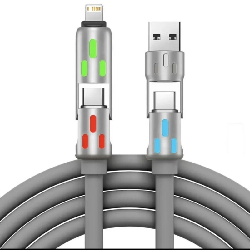 4in1 240W Fast Charging Cable With PD USB Type C Quick Charge Function 7