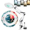 72LED Magnifying Lamp With 8X And 10X Zoom And Adjustable 3Color Light 12