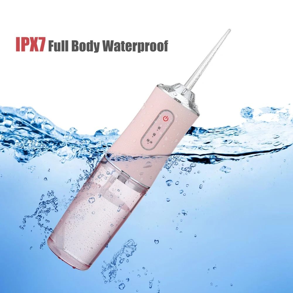 Portable Dental Water Flosser With USB Rechargeable Jet And 3 Cleaning Modes 6