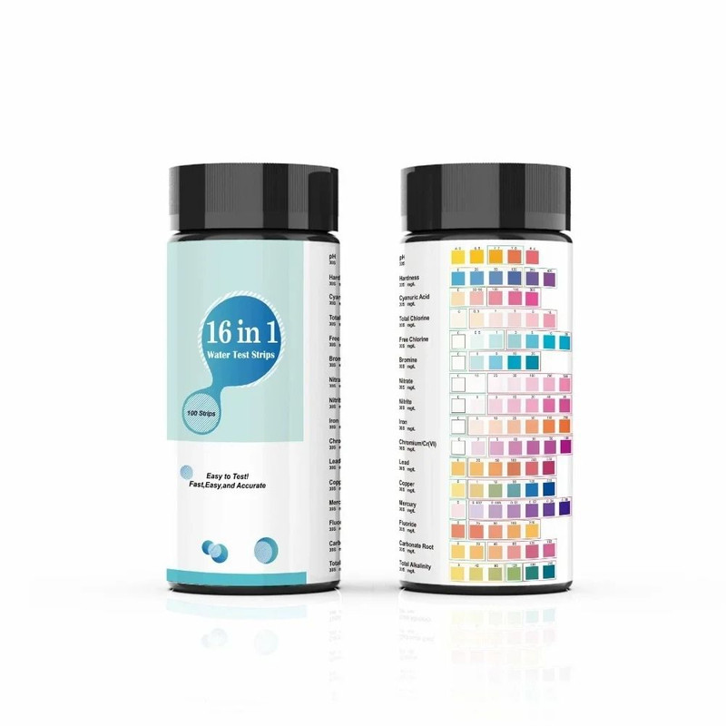 Aquarium And Pool Water PH Test Strips Kit For Freshwater And Fish Tanks 7