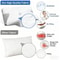 Side Sleeping Memory Foam Pillow With Slow Rebound Cervical Support 2