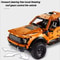 Pickup Truck Building Blocks Model Car With Racing MOC Technology Design 2