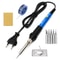 Adjustable Temperature Electric Soldering Iron With LCD Display And Soldering Tips 8