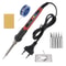 Adjustable Temperature Electric Soldering Iron With LCD Display And Soldering Tips 16
