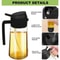 2in1 Olive Oil Dispenser Bottle With Spray Pour Function For Cooking And BBQ 3