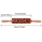 Wooden Sunflower Embossed Rolling Pin For Baking Cookies And Pastry Decoration 2