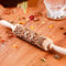 Wooden Sunflower Embossed Rolling Pin For Baking Cookies And Pastry Decoration 6